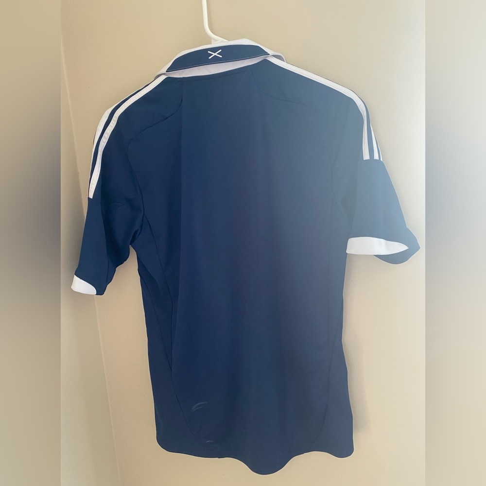 adidas Navy Scotland Football Jersey with White Accents - Picture 3 of 3